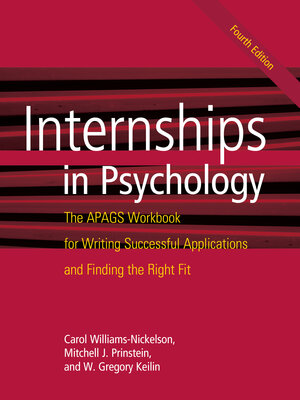 cover image of Internships in Psychology